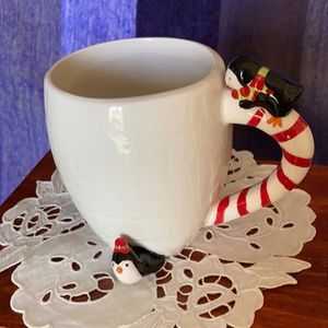 Vintage Hand painted dolomite exclusively for Pier1 Imports coffee mug
